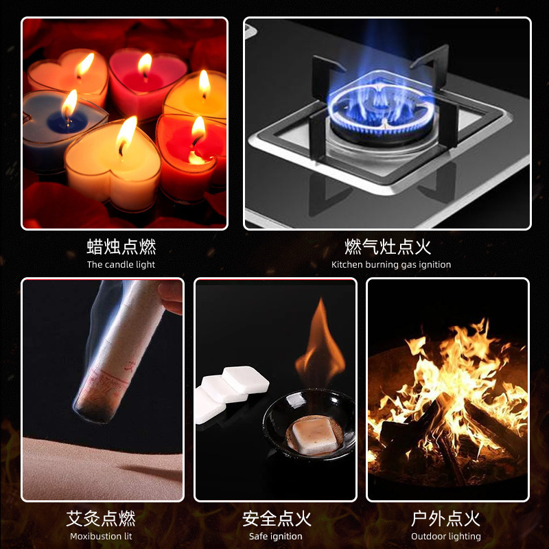 Igniter Electronic Ignition Gas Stove Natural Gas Kitchen Extended Pulse Long Nose Lighter Open Flame Lighters