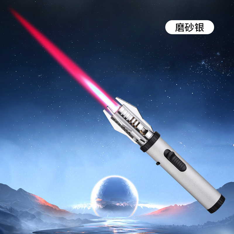 Wholesale lightsaber lighter metal windproof spray torch