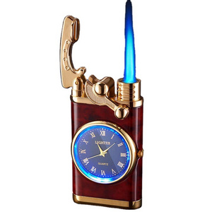 Clock Lighter Logo Electronic Watch Cigarette Lighter Watch With Lighter