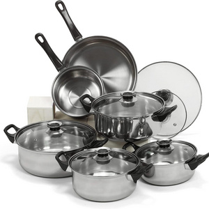 13 pieces saucepan nonstick cookware sets stainless steel