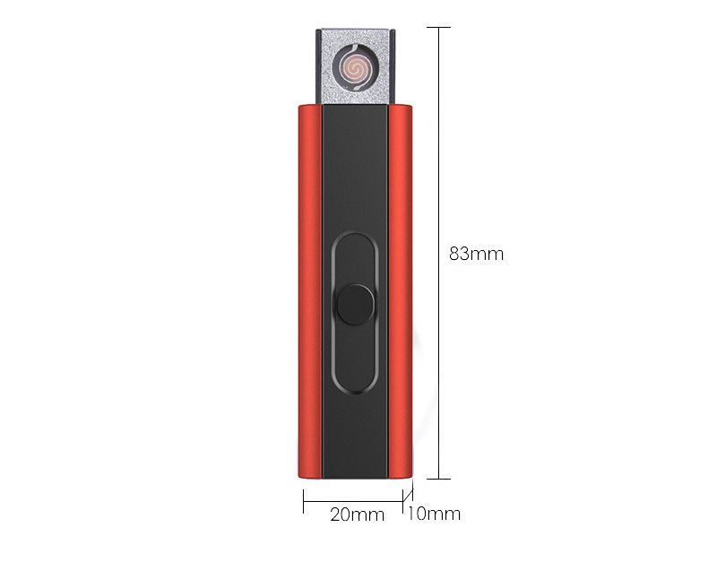 Wholesale Portable Mini Rechargeable Lighter Personality Double-sided Cigarette Lighting USB Cigarette Lighter