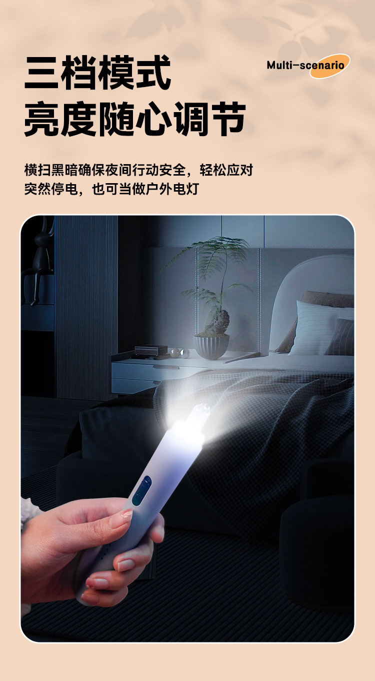 Home scented candle special igniter premium lighter three-stage pulse chargeable lighter custom design lighter customized logo