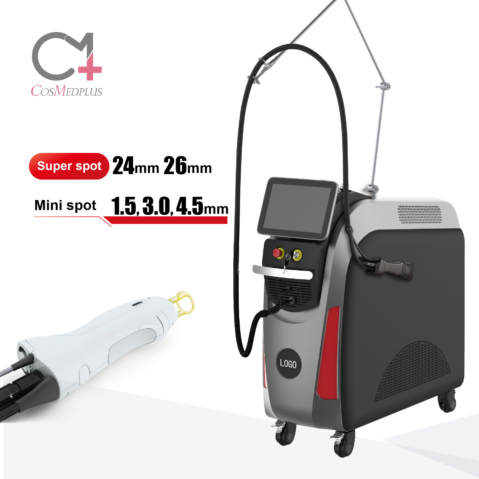 26mm big spot Alexandrite long pulse laser 755nm gentle alex and yag laser hair removal machine price usa