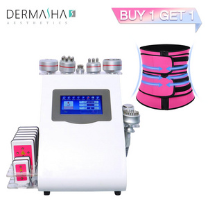 9 in 1 40k/80k Cavitation Machine Vacuum Cavitation System Ultrasonic Cavitation Slimming Machine Lasers Pads Lipo Machine