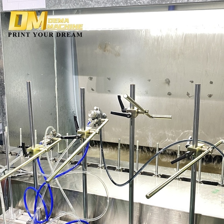 DM Customized liquid spray painting machines ceramic auto spray coating machine for glass bottles