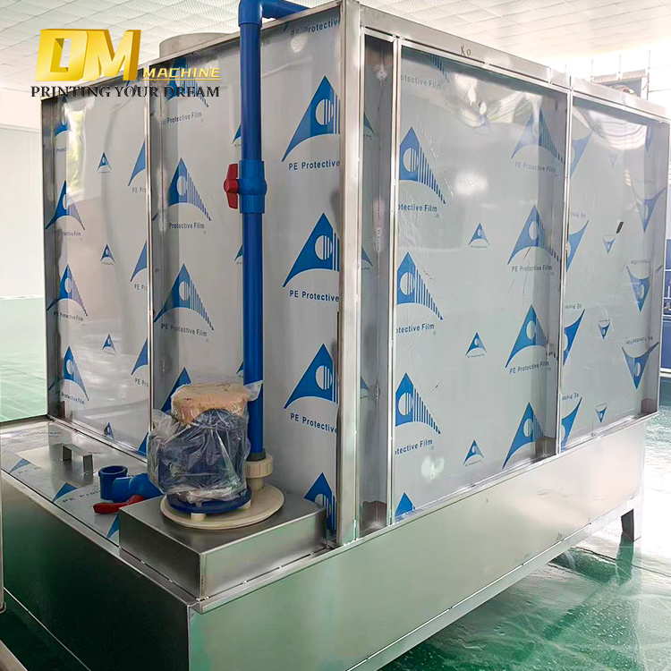 Factory direct sale customizable automatic small spray paint booth with water curtain machine