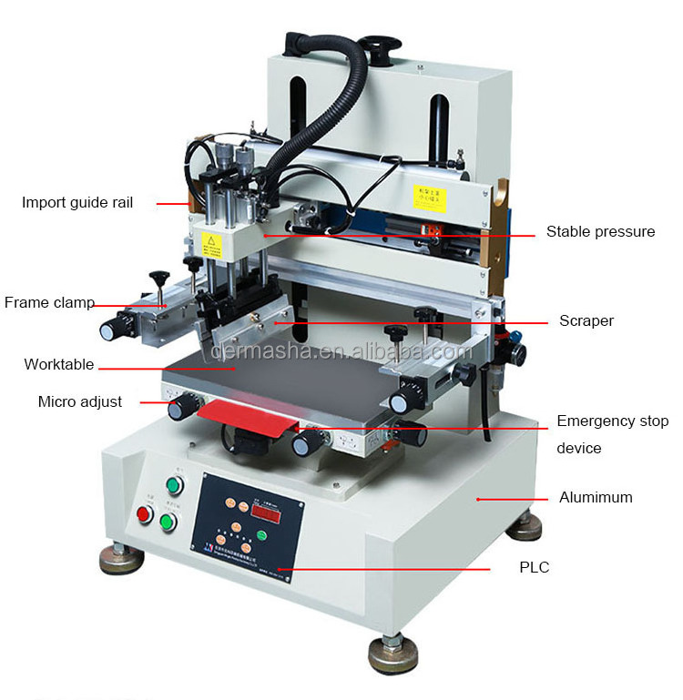 Semi Automatic 1 Color Screen Printing Machine For Box And Card Flat Screen Printing Machine For Sale