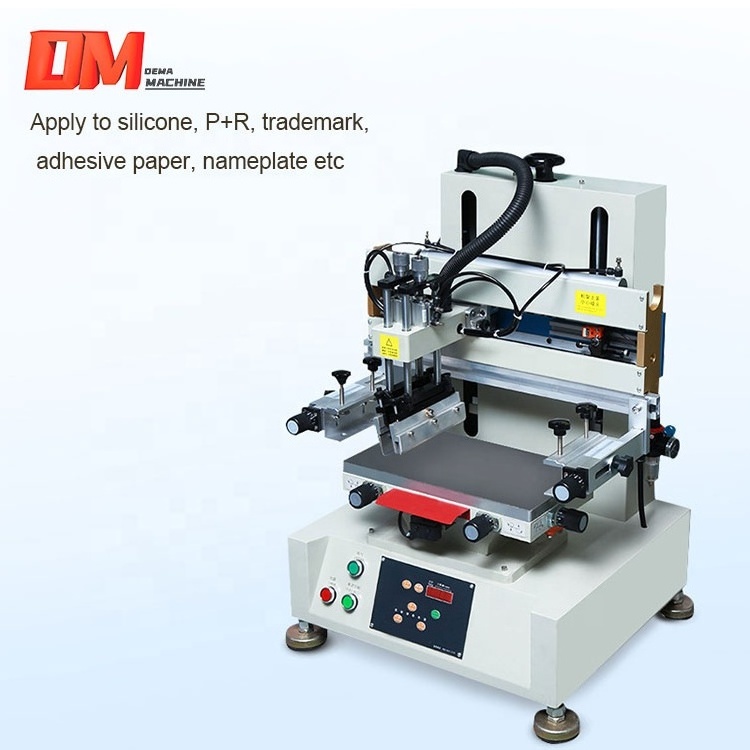 Semi Automatic 1 Color Screen Printing Machine For Box And Card Flat Screen Printing Machine For Sale