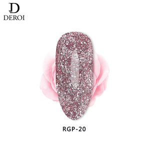 High Quality Bright Nail Gel Glue Super Platinum Rose Colors 15ml Platinum Gel Polish Shiny Platinum Gel