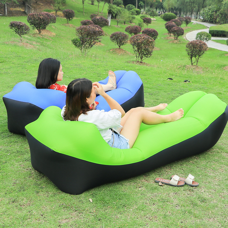 Relaxing Inflatable Outdoor Sofas Sofa Lazy Couch Bag Chair Outdoor Folding Lounger Bed Pop Up Seat Inflatable Air Sofas