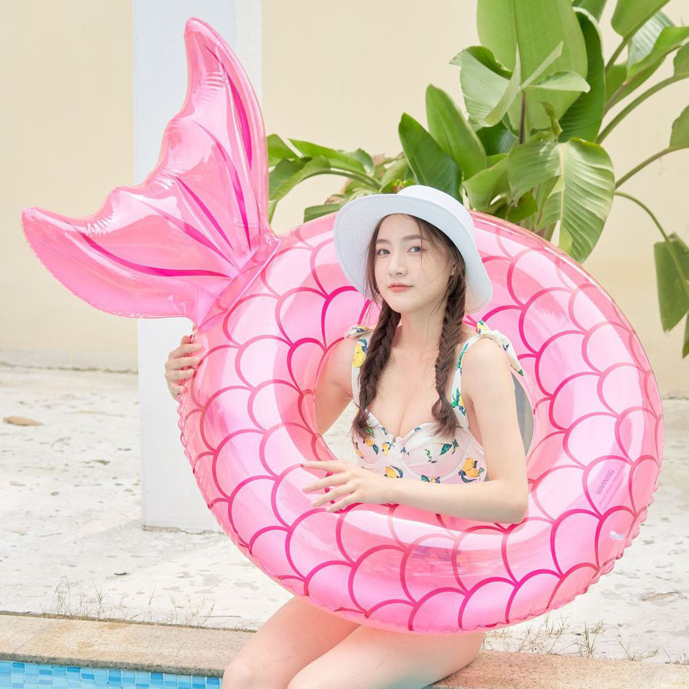 Water Playground Watermelon Cockroach Platform Boat Mermaid Swimming Ring Pool Floats For Adult Inflatable Floating Bridge