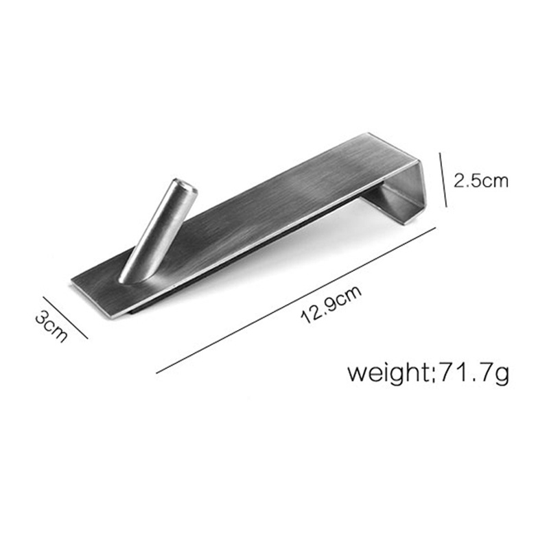 Wholesale Stainless Steel Wall Mounted Door Hook Coat Hanging Hook Heavy Duty For Bathroom colgador