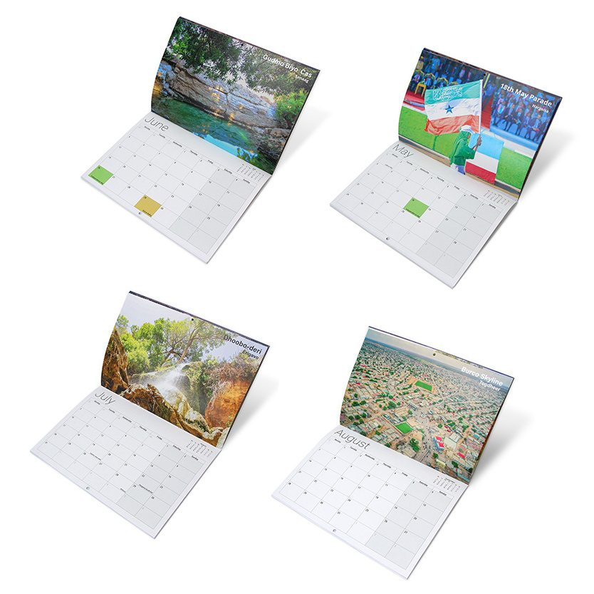 Custom Dtf Transfer Print Ready To Print Calendar2025 Printable Sublimation Desk Calendar