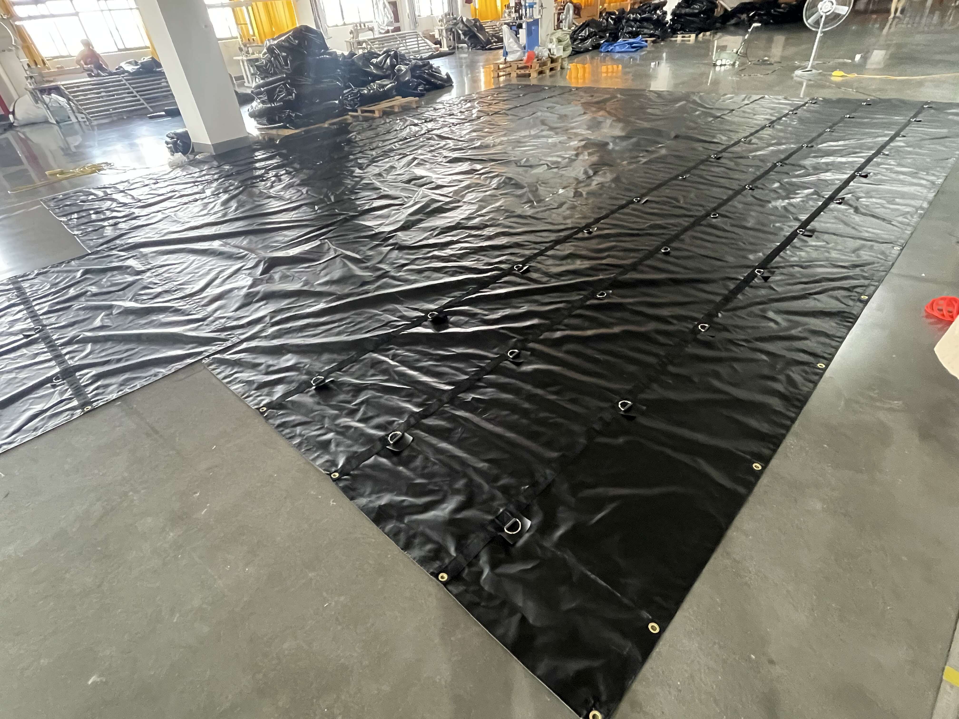 PVC fabric for PVC tarpaulin water proof Anti-UV stretch fabric, truck tarapulin ,trailer flatbed tarpaulin