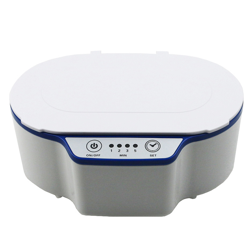 glasses ultrasonic cleaner 600ml  portable  plastic glasses ring mini ultrasonic washing machine with timer