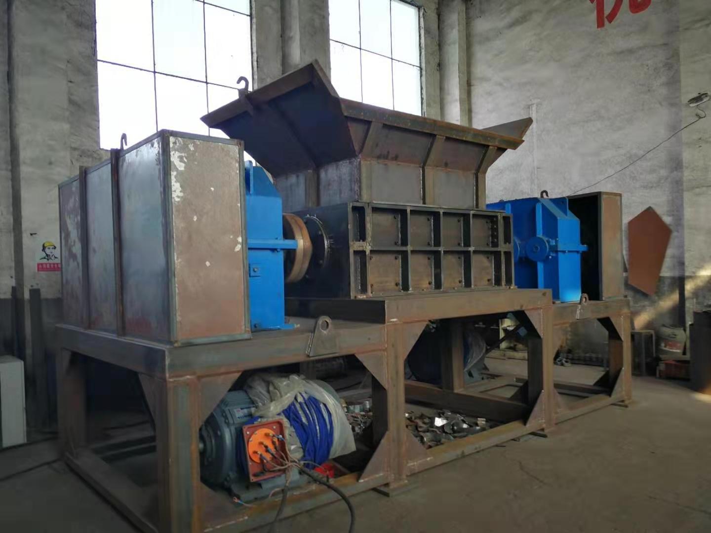 Used Tire Recycle line Machine Scrap Tire Shredder Waste Rubber Crusher