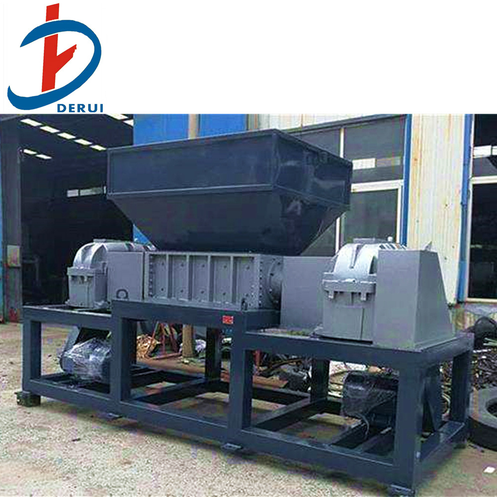 Used Tire Recycle line Machine Scrap Tire Shredder Waste Rubber Crusher