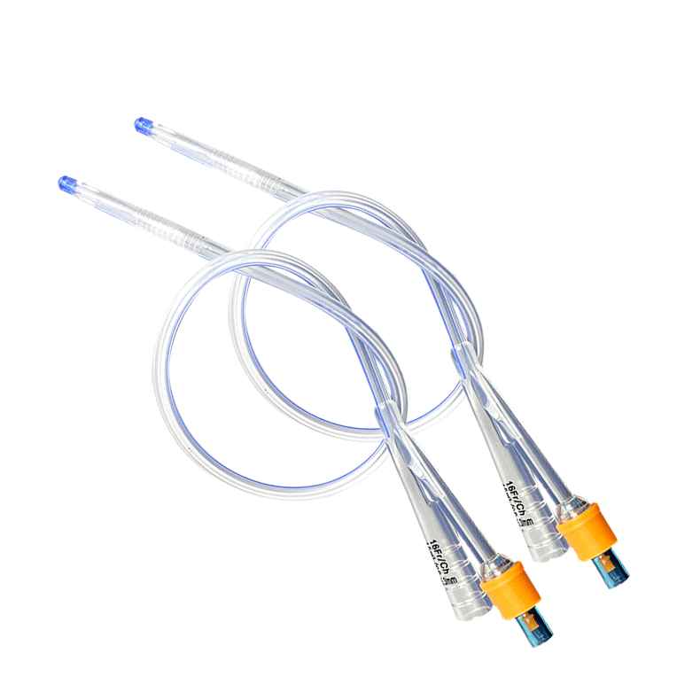 OEM Customize Medical Disposable Sterile Silicone 2/3 Way Foley Balloon Urine Catheter Silicone Foley Catheter