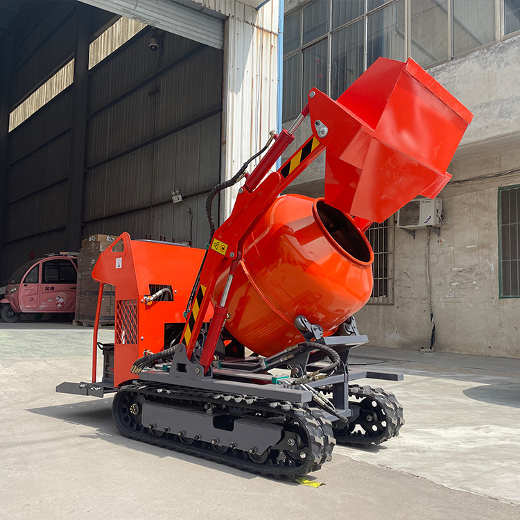 Cheapest Mini Crawler Concrete Mixer Self Loading Truck Special mixer for building construction