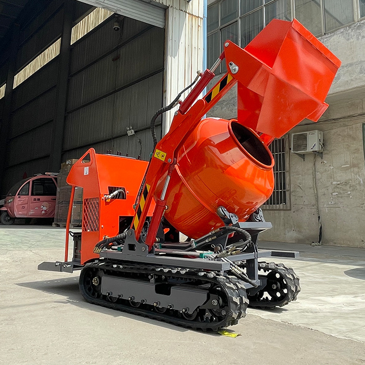 Cheapest Mini Crawler Concrete Mixer Self Loading Truck Special mixer for building construction