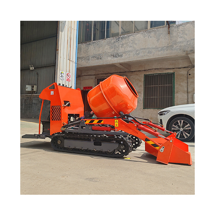 Cheapest Mini Crawler Concrete Mixer Self Loading Truck Special mixer for building construction