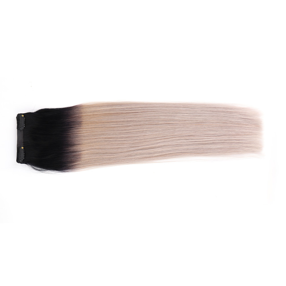 Invisible Clip in Hair Extensions Human Seamless Hand Tied Pu Skin Weft Injected Tape In Invisible Clip In Hair Extensions