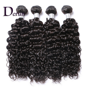 100% Peruvian deep curl human hair dropshipping 4pc lot virgin Human hair sale