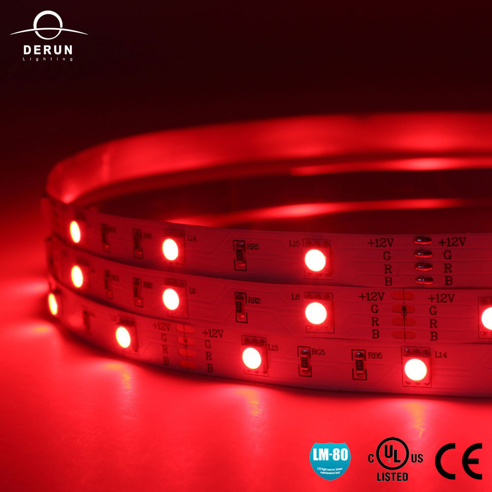 Special offers 5050 30LEDs/M RGB Multi Color 5M/Roll 12V LED Strip Light for Ceiling Bar Counter Cabinet Lighting Decoration