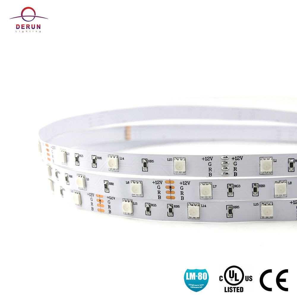 Special offers 5050 30LEDs/M RGB Multi Color 5M/Roll 12V LED Strip Light for Ceiling Bar Counter Cabinet Lighting Decoration