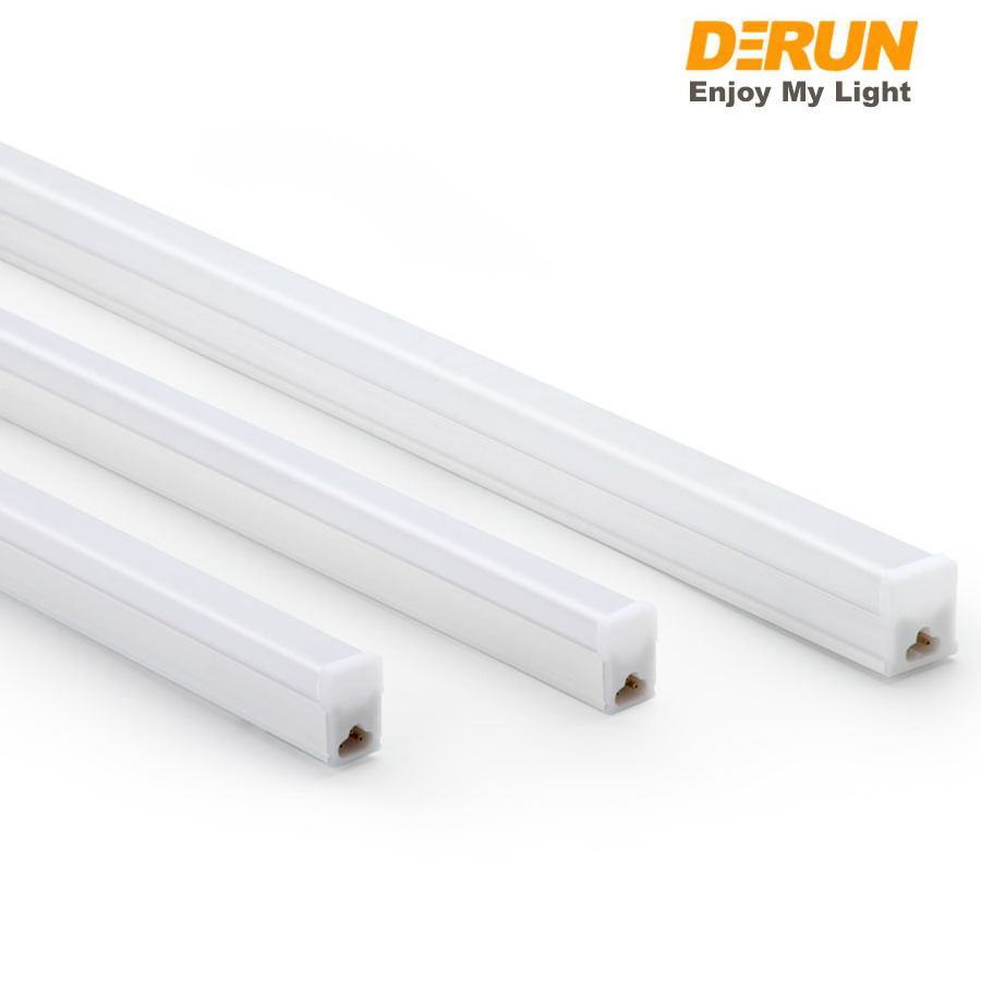 Linear Plastic Square Linkable T5 Integrated LED Tube Light LED Energy Bulb Fluorescent Lamp Replacement CE RoHS , LTL-T5INT-PL