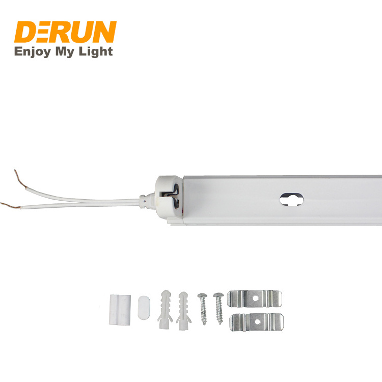 Linkable LED Tube Light Fixture 9W 18W 60CM 120CM Single Double Light Fitting Lamp Bracket with CE RoHS , LTL-FIXTURE