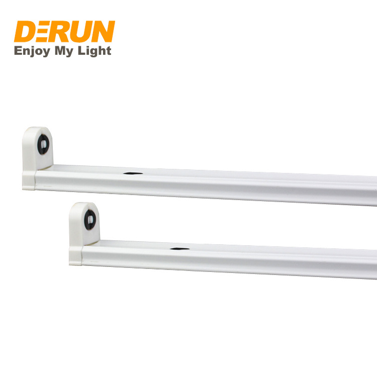 Linkable LED Tube Light Fixture 9W 18W 60CM 120CM Single Double Light Fitting Lamp Bracket with CE RoHS , LTL-FIXTURE