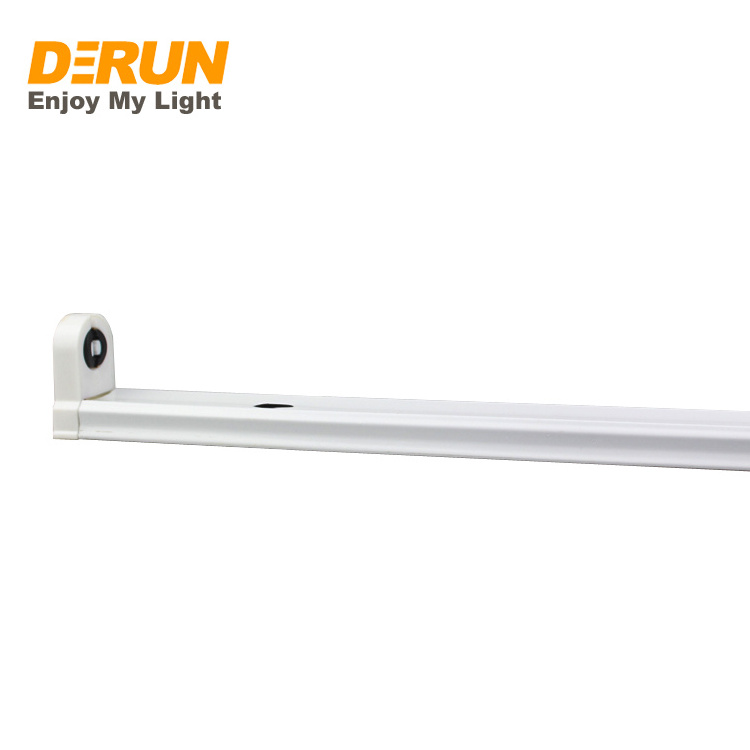 Linkable LED Tube Light Fixture 9W 18W 60CM 120CM Single Double Light Fitting Lamp Bracket with CE RoHS , LTL-FIXTURE