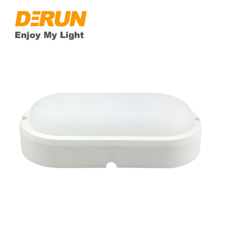 IP65 Outdoor Damp proof 8W 12W 18W 24W Oval Bulkhead Waterproof Surface Mounted LED Wall Ceiling Light , DPL-OVAL