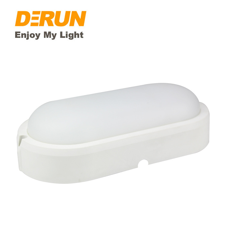 IP65 Outdoor Damp proof 8W 12W 18W 24W Oval Bulkhead Waterproof Surface Mounted LED Wall Ceiling Light , DPL-OVAL