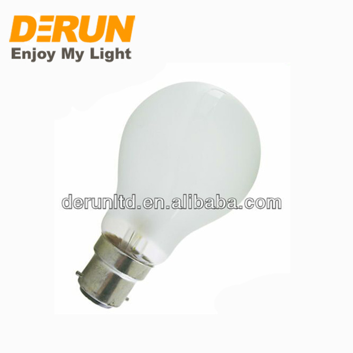 A55 60w 100W E26 E27 B22 110v 220V standard clear glass incandescent lamp , INC-A BULB