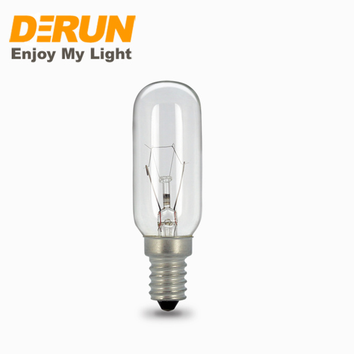 T20 15W 25W clear E14 BA15D 24V 220V 110V Tubular indicator bulb mini salt lamp light bulbs , INC-MINI-E14