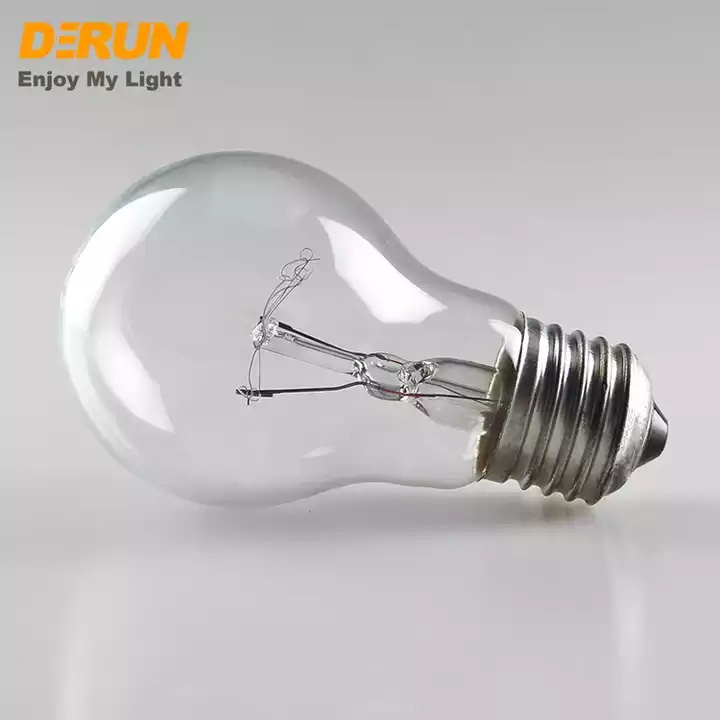 Incandescent A55 A60 E27 B22 60W 150W 200W Bulbs High Quality Ceiling bayonet Glass Tungsten Lamps For Decorative night Light