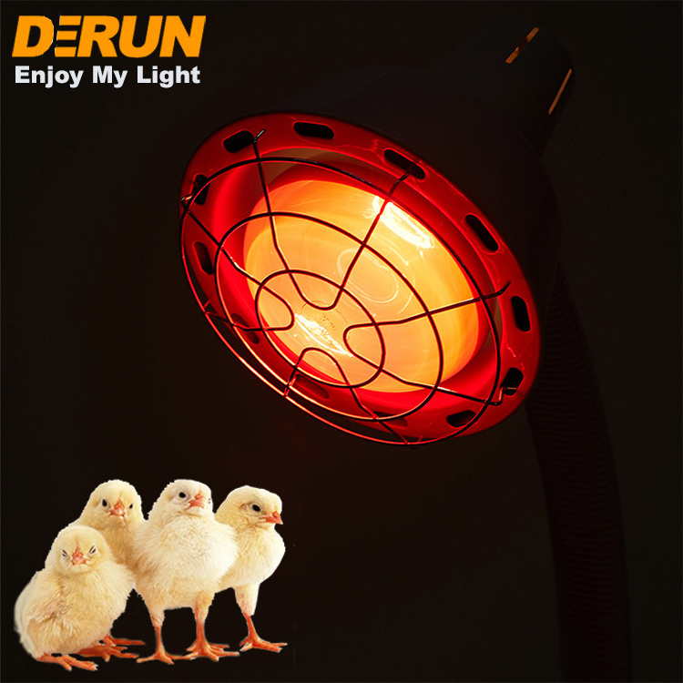 125W 150W 175W 250W Bathroom Heater Lamp Red R125 Infrared Lamp Animal Chicken Pig Pet Therapy Infrared Heating Bulb , IR-R125