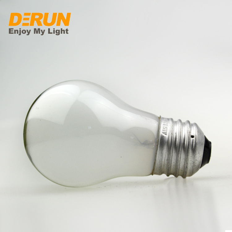 Hot Selling 25W 40W 60W E27 B22 Indoor Clear Glass Tungsten Filament Bulb A15 Incandescent Bulbs , INC-A15