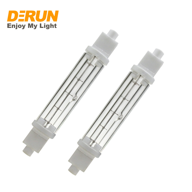 Environmental Protection 300W 500W High Temperature Resistant Infrared Quartz Glass Tube J118 R7s Halogen Heat Lamp , IR-JACKETS