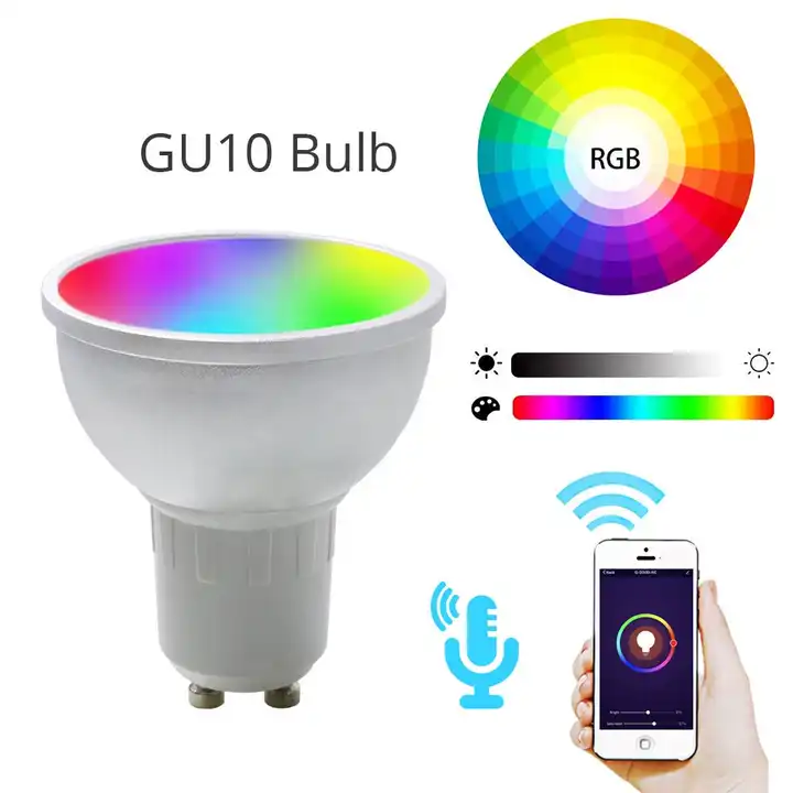 RGB Smart Led Lights RGB E27 B22 5W 7W 8W ROHS CE A60 Bulb Multi Color Remote Control Led Light Bulb , LED-A BULB