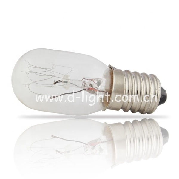 Sewing machine Incandescent Bulb T18 T20 E14 BULB 220-240V 10W 15W Clear Salt Lamp Bulb , INC-E14