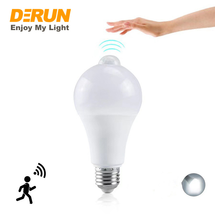 Outdoor Indoor LED Smart Light bulb with PIR Motion Sensor 110V 230V 7W 9W 12W E27 LED Stair Security Night Bulb