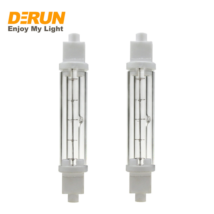 High-temperature Resistant R7S J118 300W 500W Tungsten Infrared Quartz Halogen Lamp For Heating