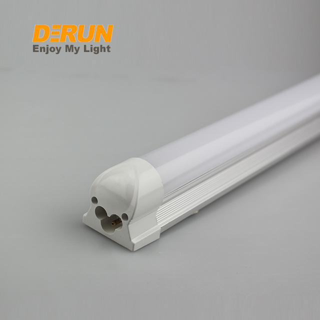 Surface Mounted T8 LED Integrated Tube Light Fixture 4FT 18W Aluminum PC Lamp 6500K For Shop Parking lot CE RoHS , LTL-T8INT-AP