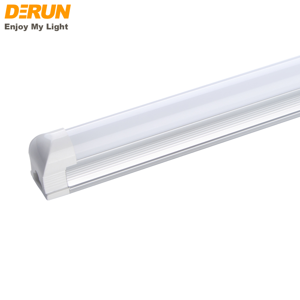 Surface Mounted T8 LED Integrated Tube Light Fixture 4FT 18W Aluminum PC Lamp 6500K For Shop Parking lot CE RoHS , LTL-T8INT-AP