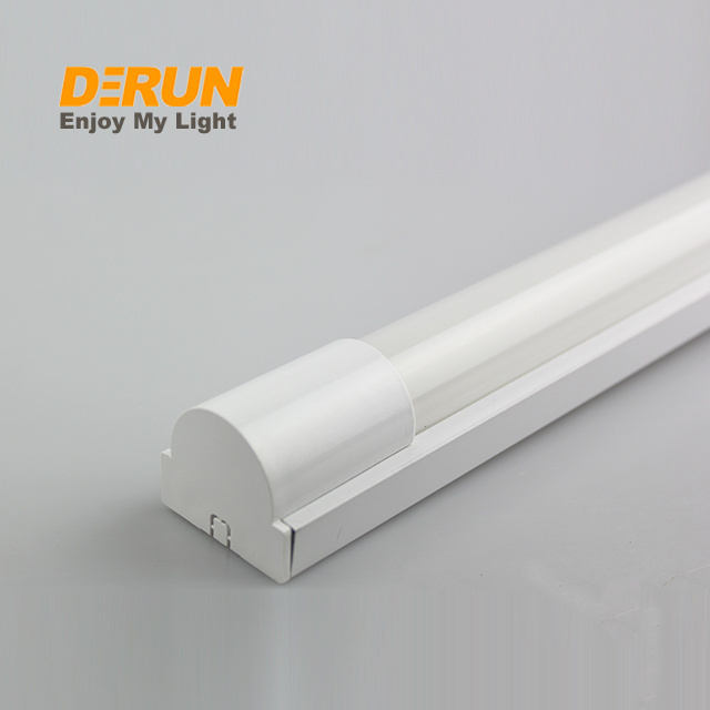 Surface Mounted T8 LED Linear Tube Light Fitting 60cm 120cm Metal For Metro Office Supermarket CE RoHS , LTL-T8INT-AG