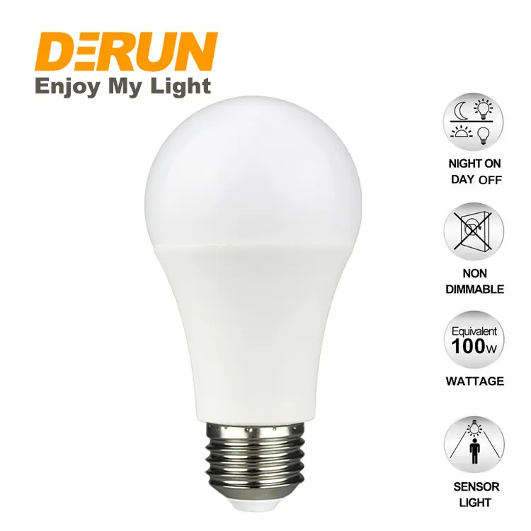 Outdoor Indoor 7w 9w 12w Smart Motion Sensor A60 E27 Stairs Security Light Led Bulb with Radar Sensor , SENSOR-RADAR