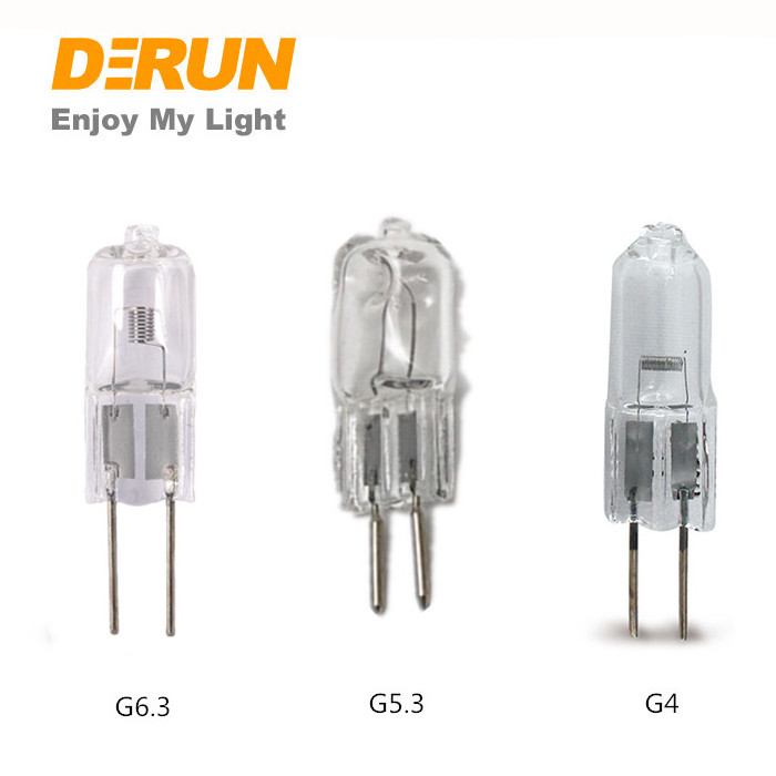 Manufacturers Low Voltage 12V halogen filament head covers bulbs G6.3 base 35W 50W 75W 100W headlight light for fog stage  lamps